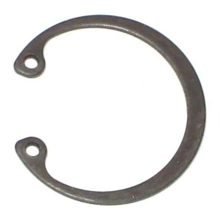 Midwest Fastener Internal Retaining Ring, Steel, Zinc Plated Finish, 1 1/8 in Bore Dia., 10 PK 64564